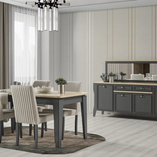 Napoli Dark Yemek Odası Takımı